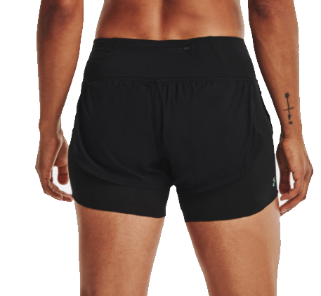 Shorts Under Armour UA RUSH Run 2N1 Short-BLK