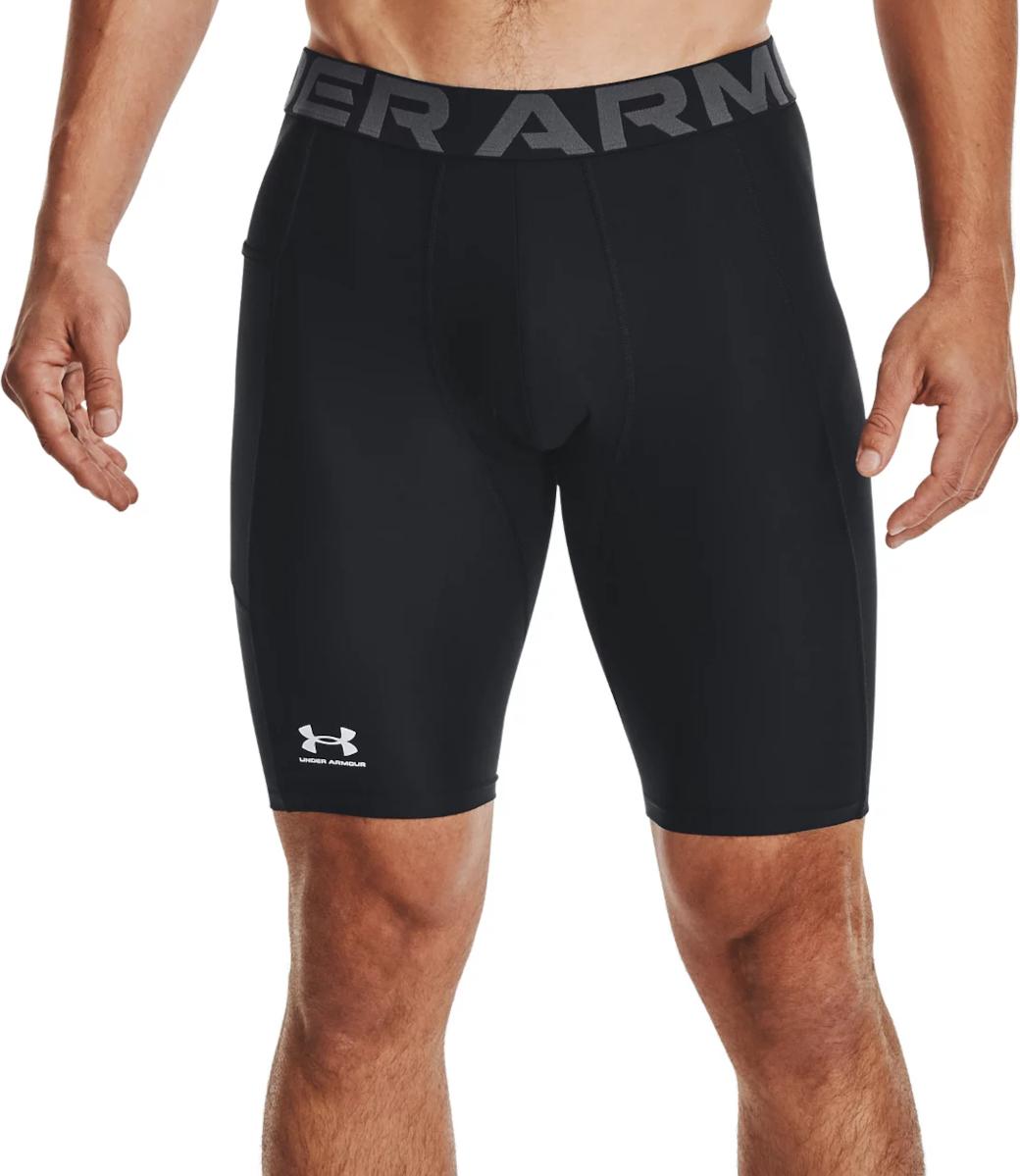 Pantalon corto de compresión Under UA HG Armour Lng Shorts-BLK