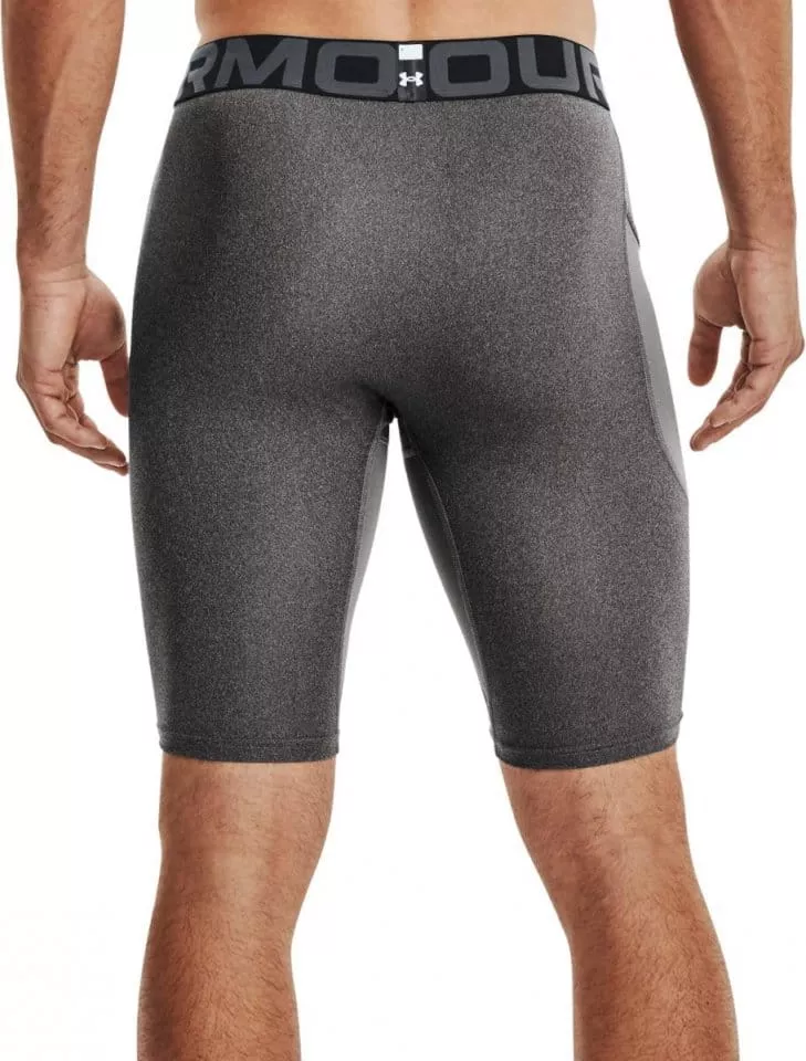 Pantalon corto de compresión Under UA HG Armour Lng Shorts-GRY