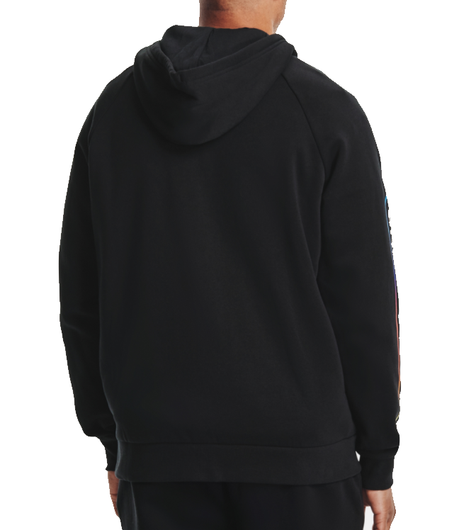 Mikina s kapucňou Under Armour UA RIVAL FLC LOCKERTAG FZ HD-BLK