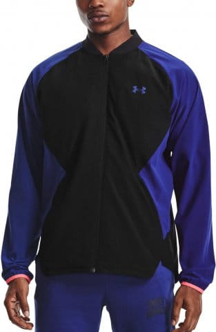 UA STRETCH WOVEN BOMBER-BLK