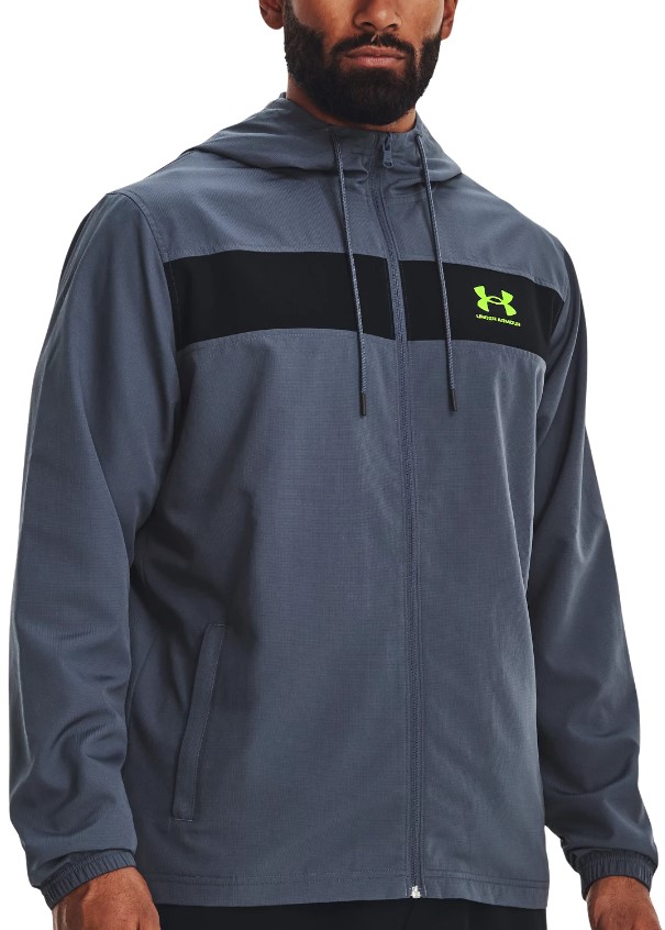 Kapuzenjacke Under Armour UA SPORTSTYLE WINDBREAKER-GRY