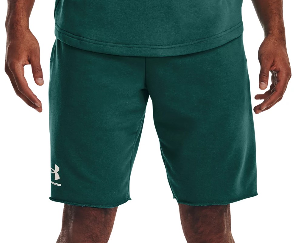 Shorts Under Armour UA RIVAL TERRY SHORT-GRN