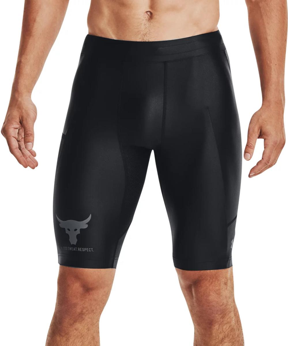 Calções de compressão Under UA HG Armour Lng Shorts-BLK