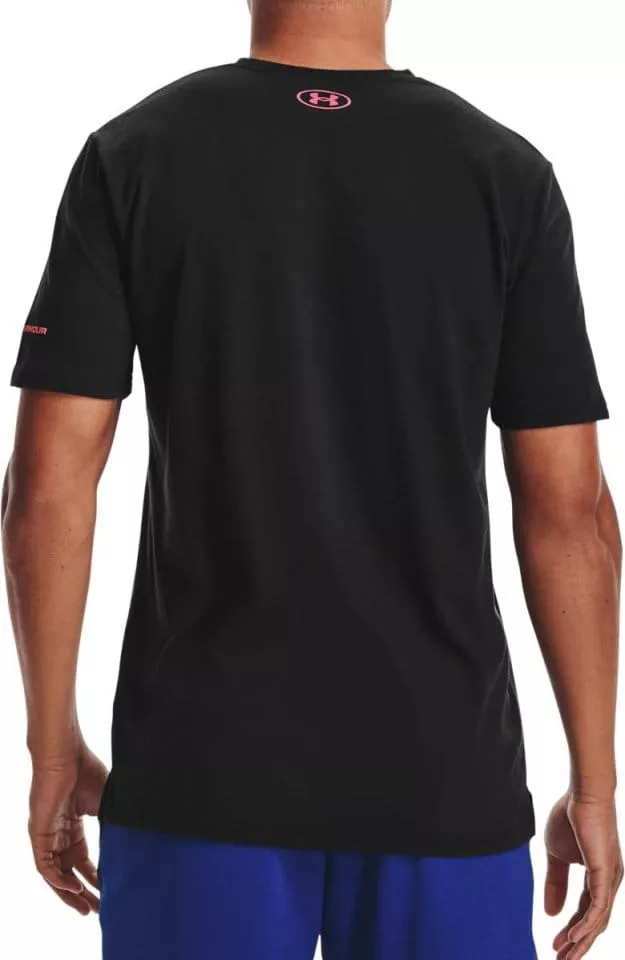 Tee-shirt Under Armour UA VERTICAL WORDMARK SS-BLK