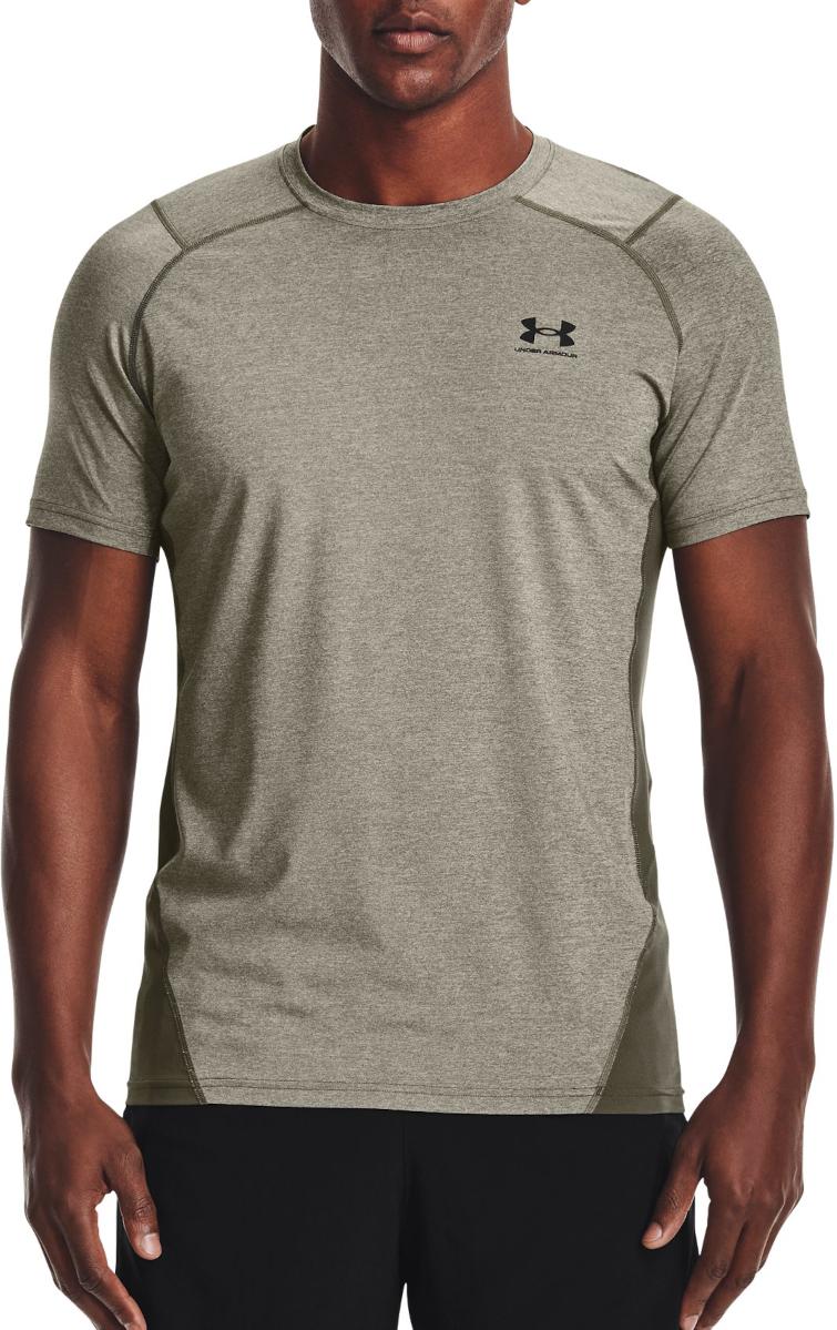 T-shirt Under UA HG Armour Fitted SS-GRN