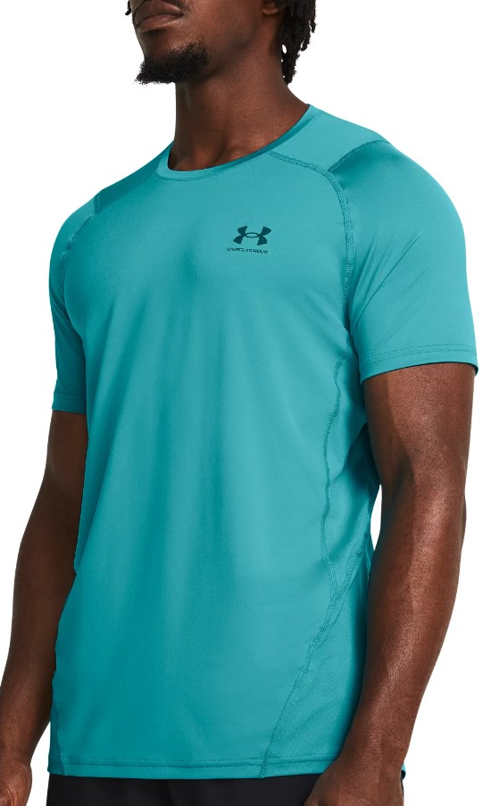 Tricou Under UA HG Armour Fitted SS-BLU