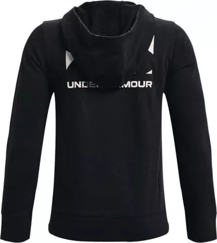 Hooded sweatshirt Under Armour UA RIVAL TERRY FZ HOODIE-BLK