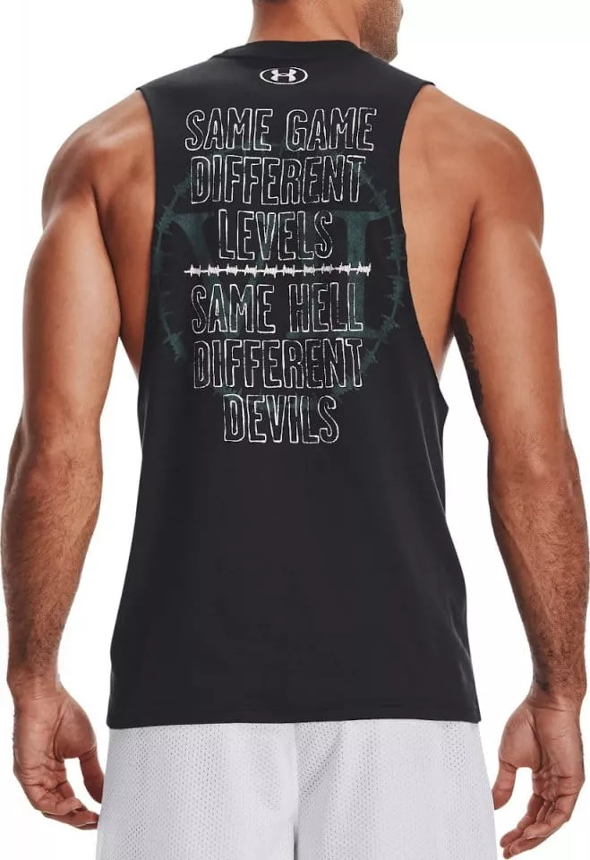 Camiseta sin mangas Under Armour UA Pjt Rock Same Game Tank