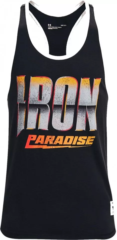 Camiseta sin mangas Under Armour UA Project Rock Iron Tank-BLK