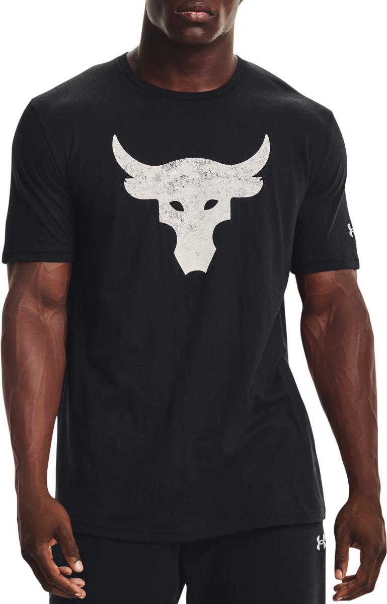 T-Shirt Under Armour UA Pjt Rock Brahma Bull SS-BLK