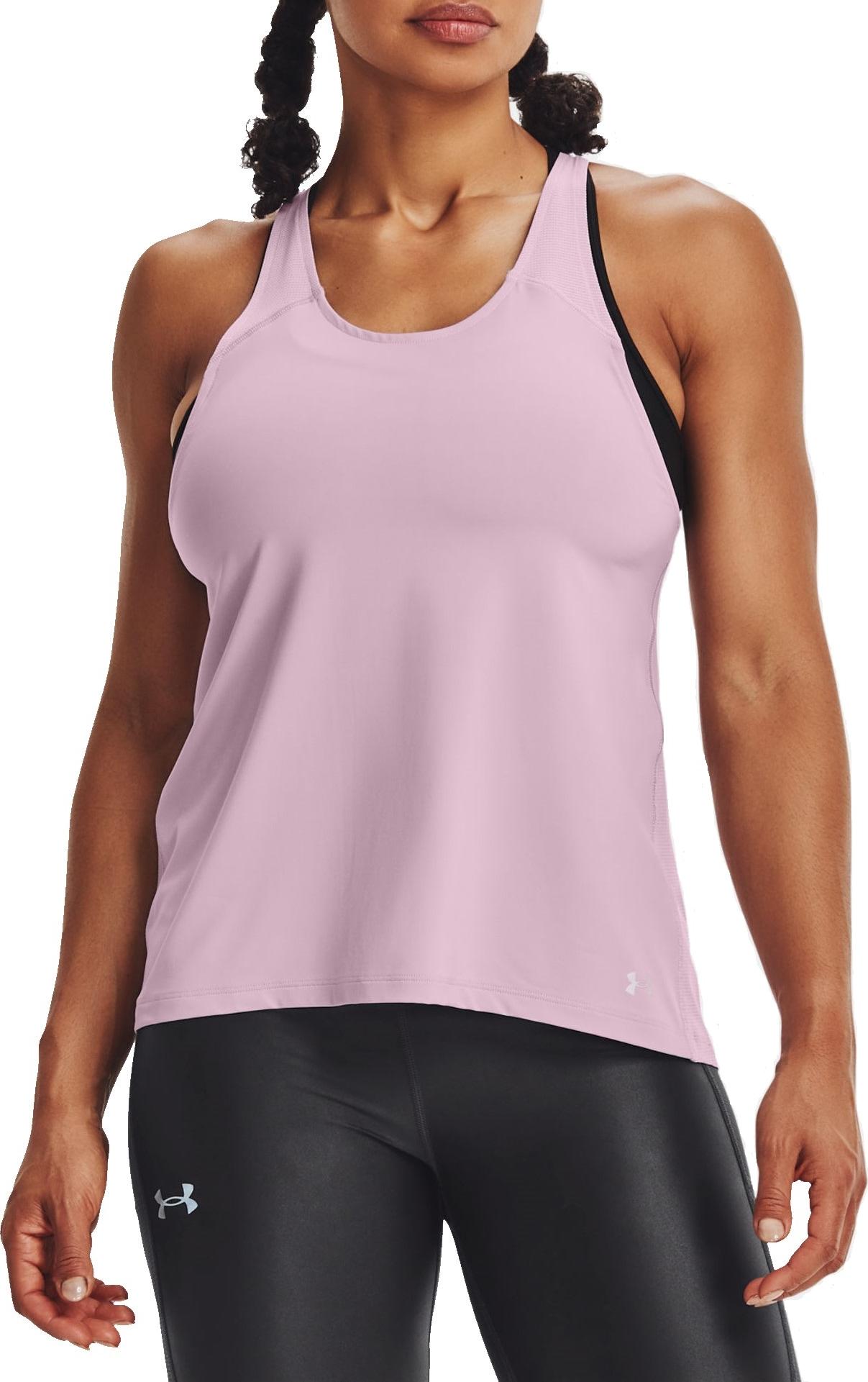 Tielko Under Armour UA Iso-Chill Run 200 Tank-PNK