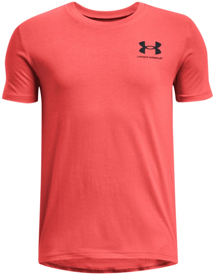 podkoszulek Under Armour UA B SPORTSTYLE LEFT CHEST SS-RED