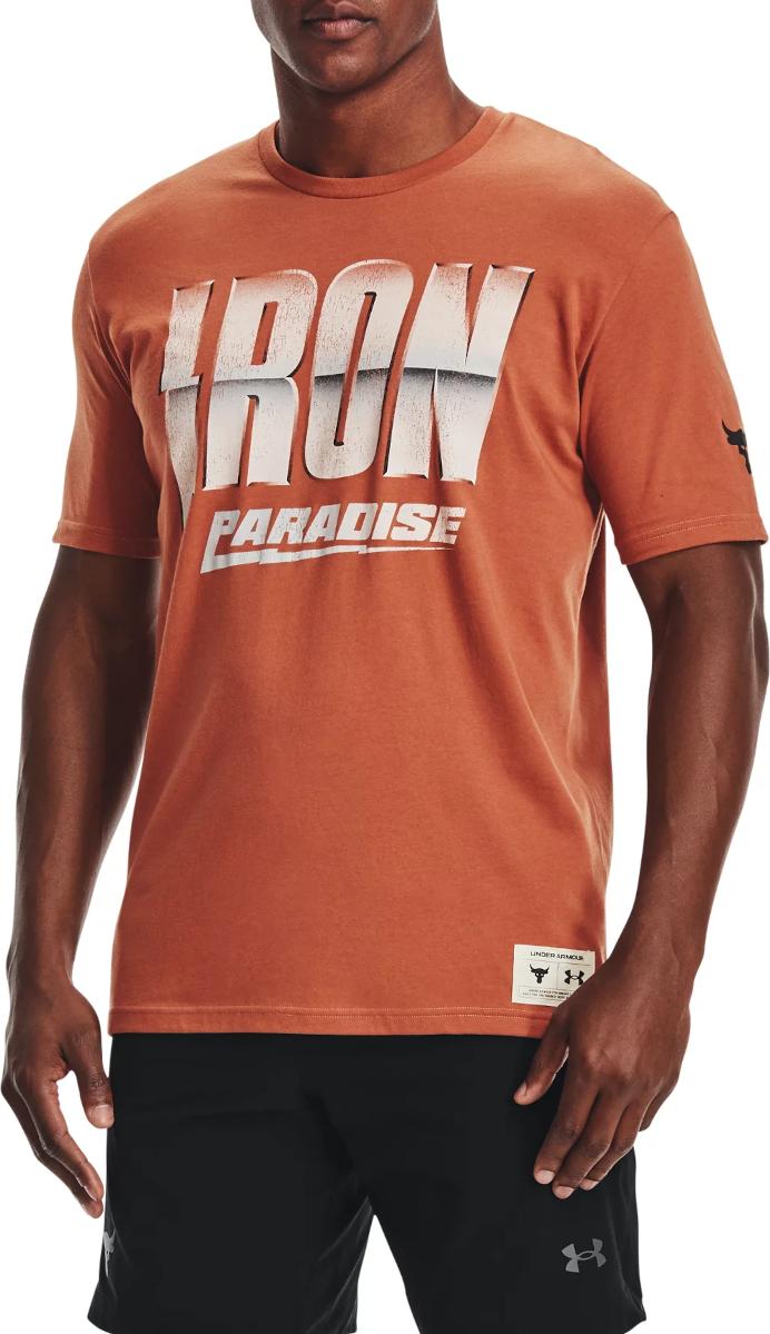 Tricou Under Armour UA Project Rock Iron SS-ORG