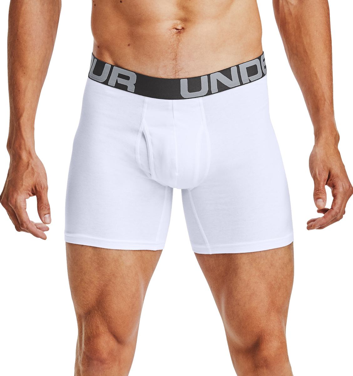 Calzoncillos bóxer Under Armour Charged Boxer 6in 3er Pack