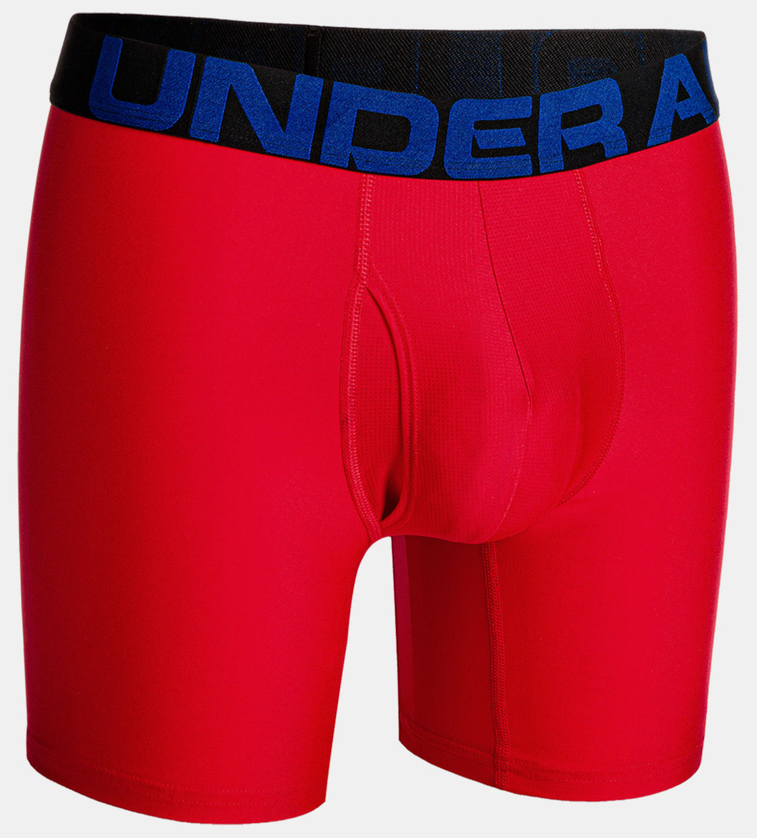 Boxeri Under Armour UA Tech 6in 3 Pack-RED