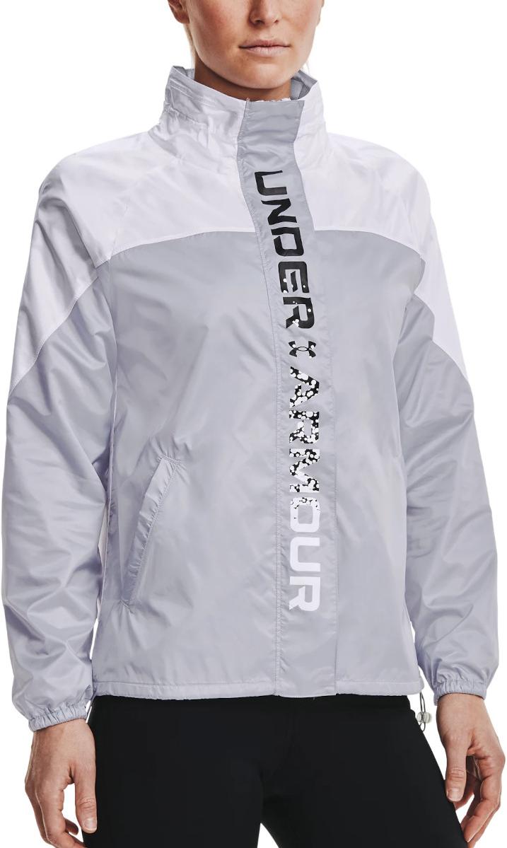 Veste Under Armour Recover Woven Shine FZ Jkt-GRY