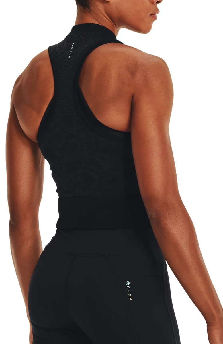 Tank top Under Armour UA Rush Seamless Crop Top-BLK - Top4Running.com