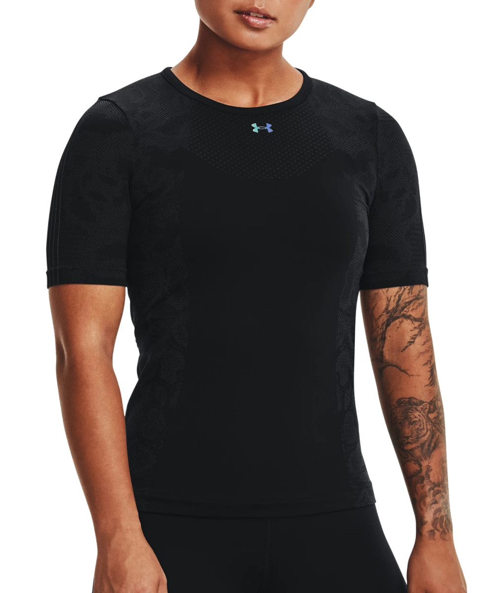 Tričko Under Armour UA Rush Seamless SS-BLK