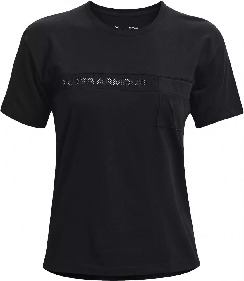 Magliette Under Armour Live Pocket Mesh Graphic SS-BLK