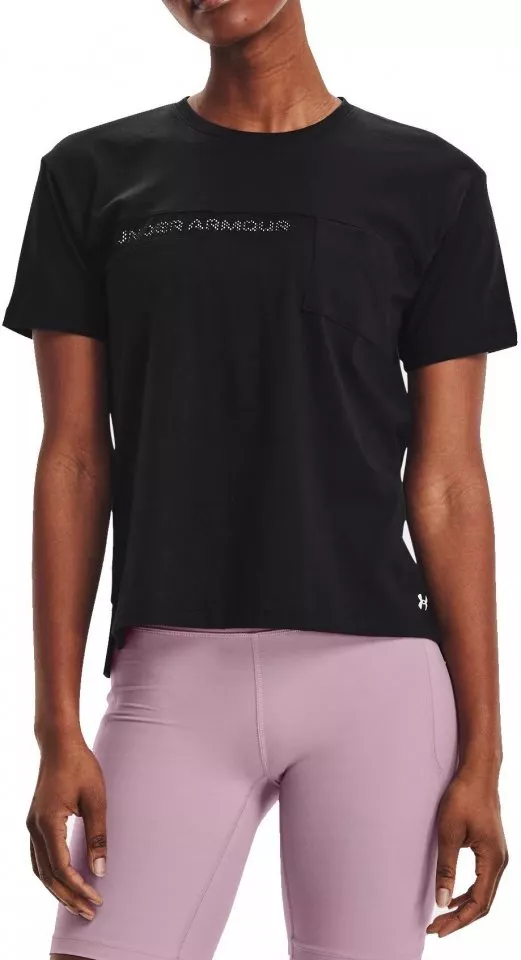 Magliette Under Armour Live Pocket Mesh Graphic SS-BLK