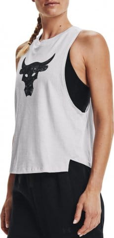 UA Project Rock Bull Tank-GRY