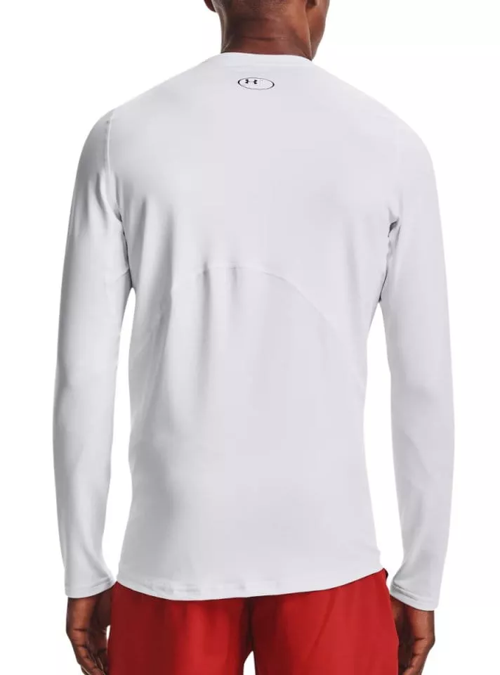 Long-sleeve T-shirt Under UA CG Armour Fitted Crew-WHT