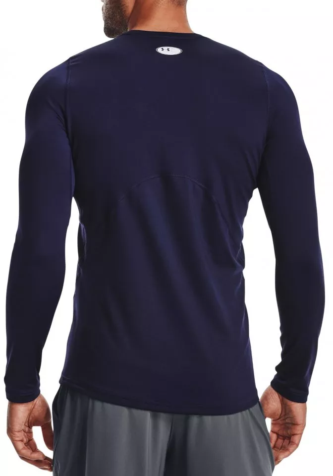 T-shirt met lange mouwen Under UA CG Armour Fitted Crew-NVY