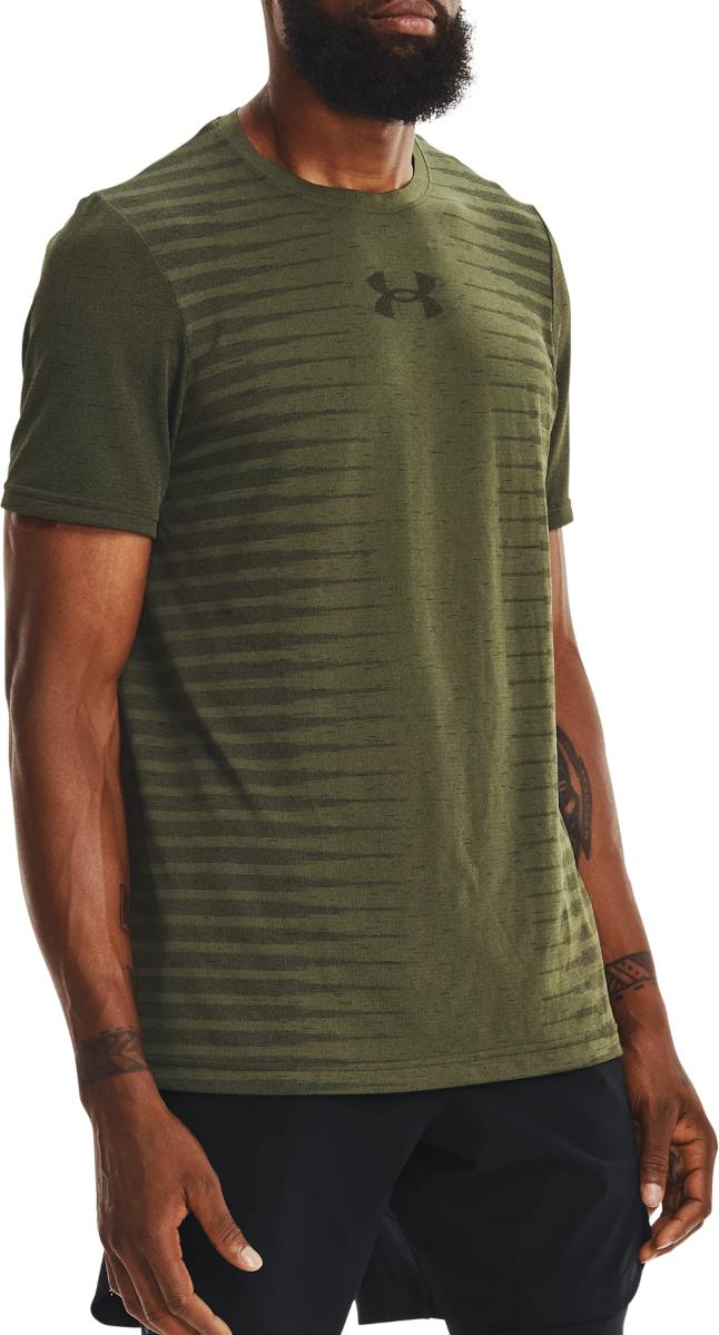 T-shirt Under Armour UA Seamless Wordmark SS-GRN