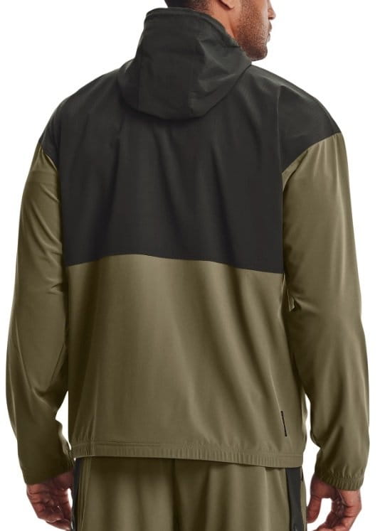 jacket Under Armour UA RUSH WOVEN HOODED POPOVER