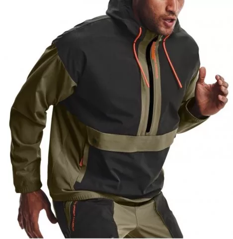 Hooded jacket Under Armour UA RUSH WOVEN HOODED POPOVER