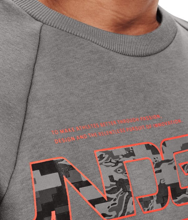Sweatshirt Under Armour UA RIVAL FLC CAMO SCRIPT