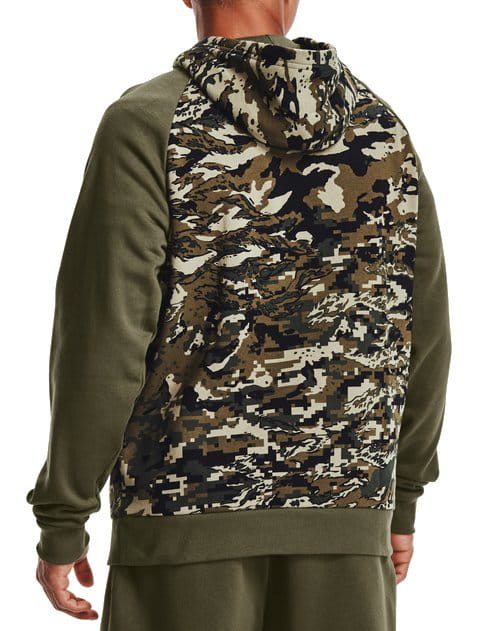 Hanorac cu gluga Under Armour UA RIVAL FLC CAMO SCRIPT