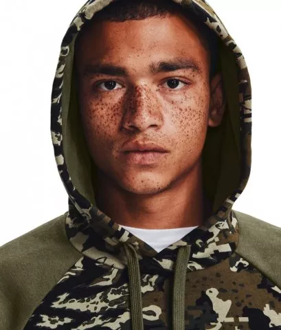 Hanorac cu gluga Under Armour UA RIVAL FLC CAMO SCRIPT