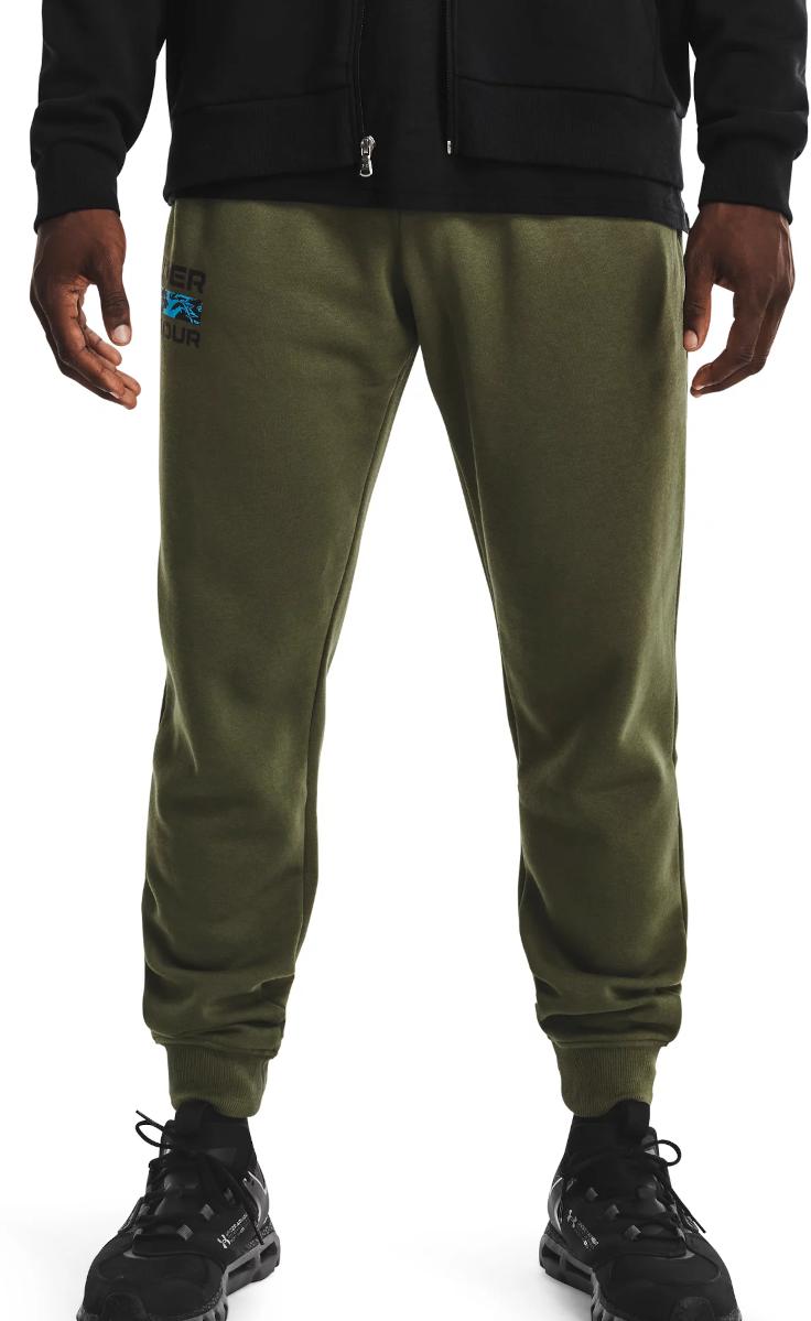 Pantalón Under Armour UA RIVAL FLC SIGNATURE JGR-GRN