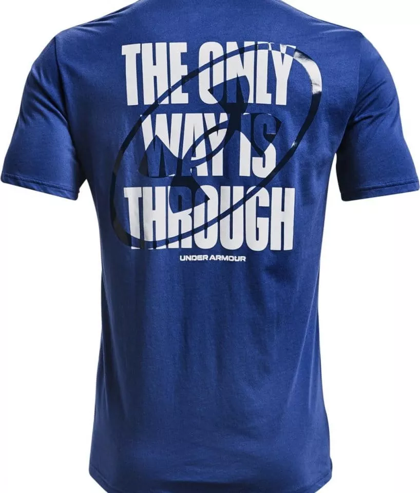 Camiseta Under Armour UA ONLY WAY IS THROUGH SS-BLU