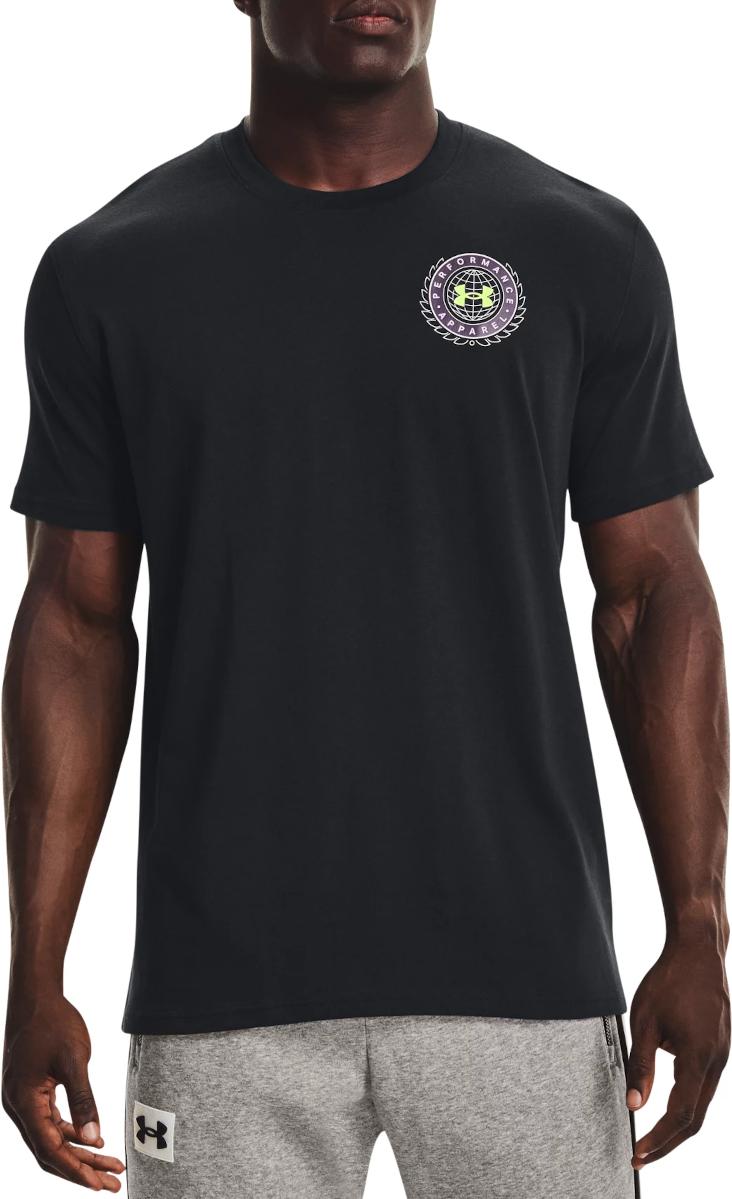 T-shirt Under Armour UA ALMA MATER CREST HW SS-BLK