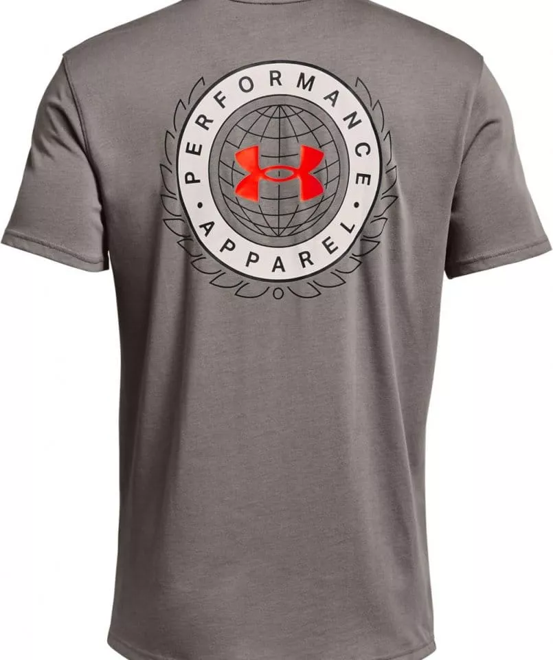 Tee-shirt Under Armour UA ALMA MATER CREST HW SS-GRY