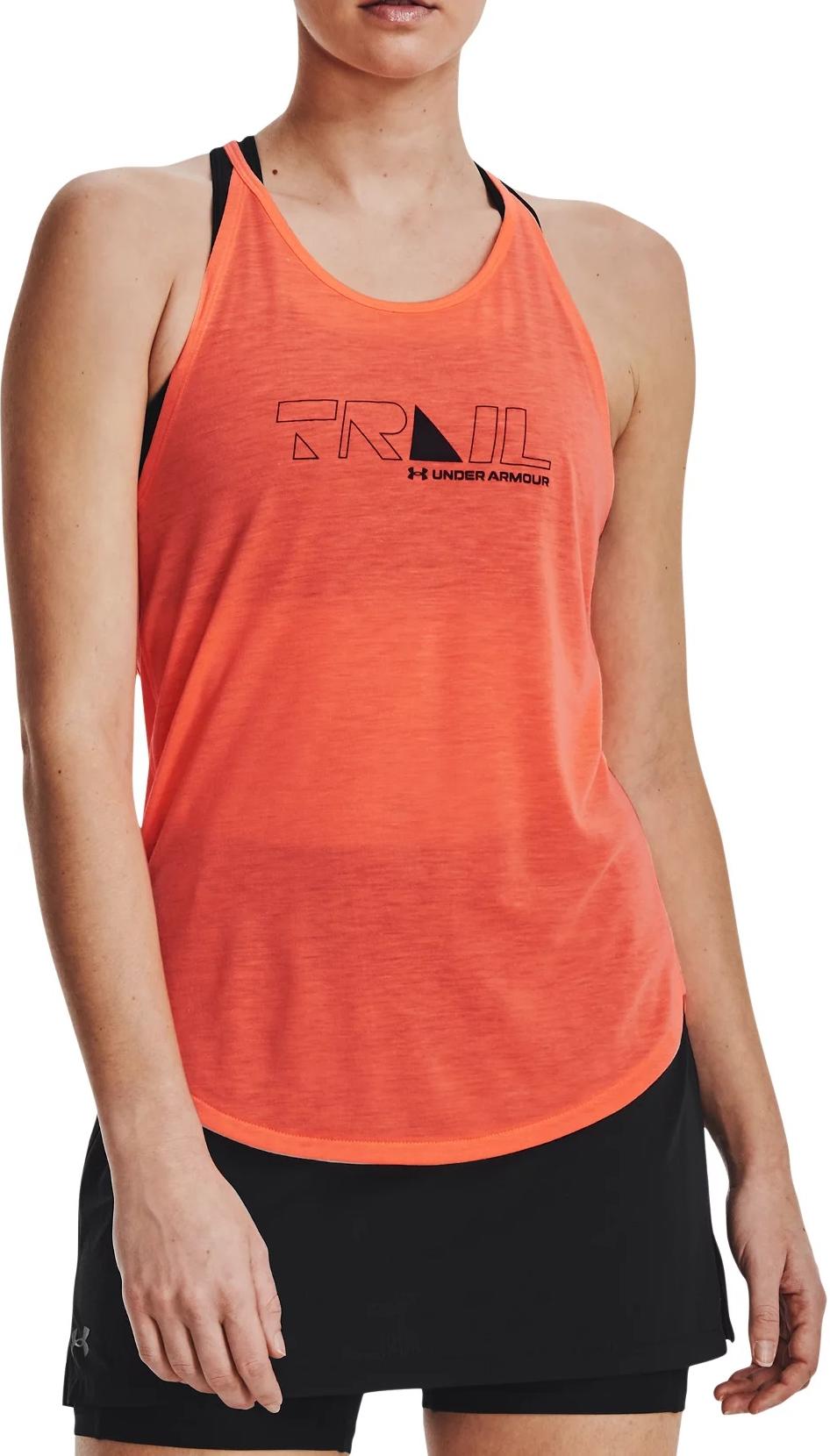 Camisola de alças Under Armour UA Run Trail Tank-ORG