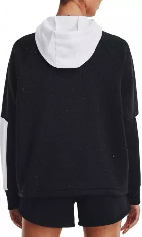Under Armour Rival + Fleece Hoodie-BLK Kapucnis melegítő felsők