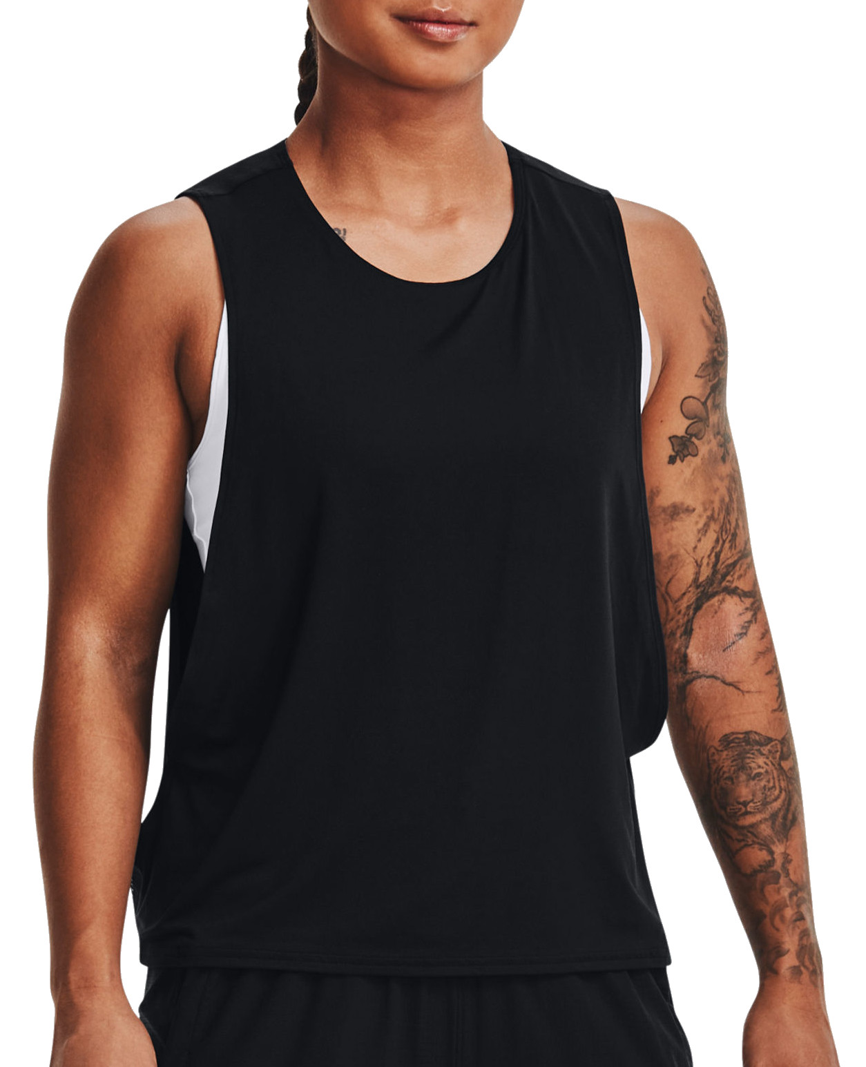 Under Armour Meridian Fitted Tank Grey XL