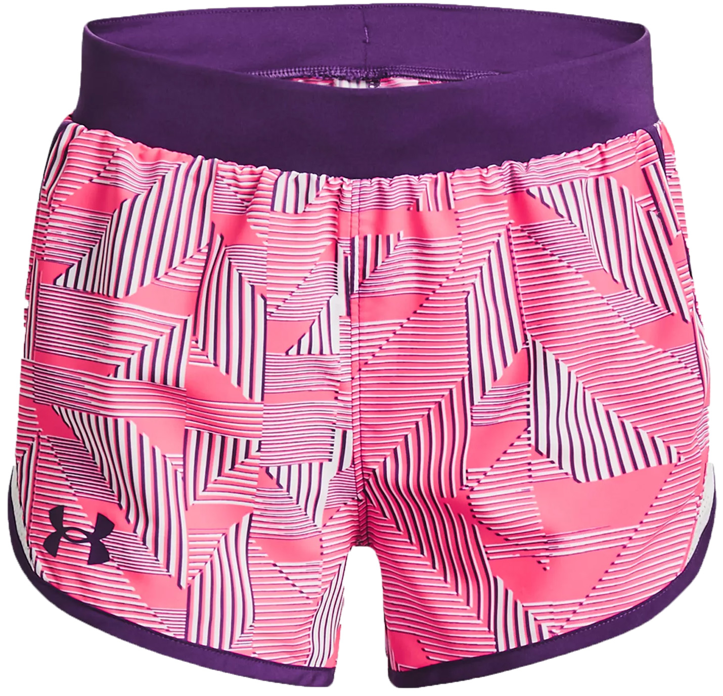 Korte broeken Under Armour UA Fly By Printed Short -PNK