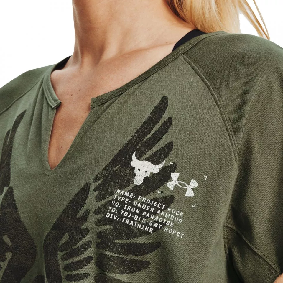 Dámské tričko s krátkým rukávem Under Armour UA Projct Rock Wings SSV
