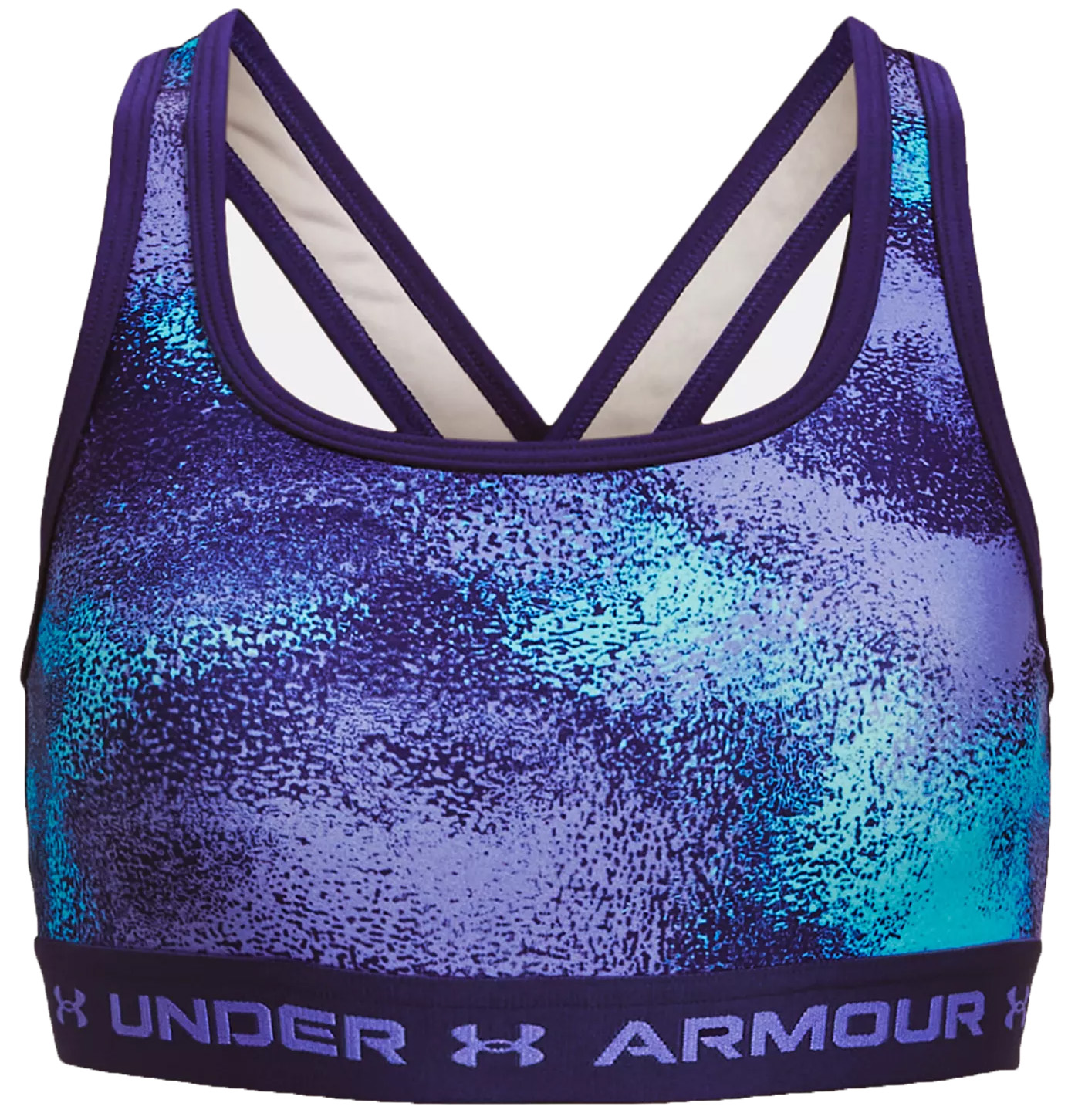 Soutien-gorge Under Armour G Crossback Mid Printed-BLU
