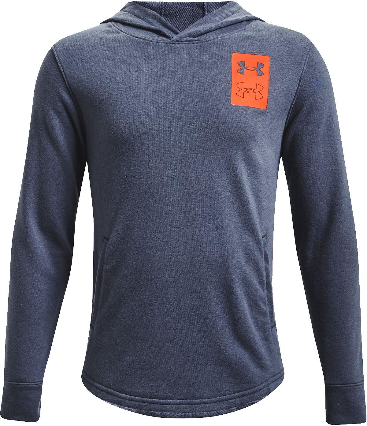 UNDER ARMOUR RIVAL TERRY HOODIE - UNDER ARMOUR - Men's - Clothing
