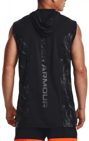 Суитшърт с качулка Under Armour UA BASELINE TANK HOODIE-BLK