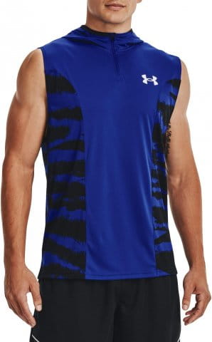 UA BASELINE TANK HOODIE-BLU