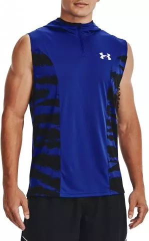 Hanorac cu gluga Under Armour UA BASELINE TANK HOODIE-BLU