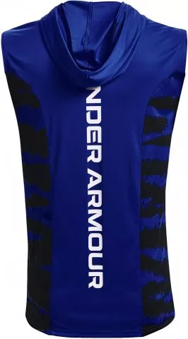Hanorac cu gluga Under Armour UA BASELINE TANK HOODIE-BLU