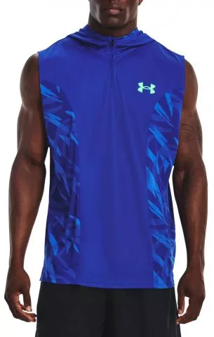 UA BASELINE TANK HOODIE-BLU